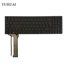 Teclado para computador laptop asus, com retroiluminação cz, para os modelos gl752, gl752v, gl752vl, gl752vw, zx70, zx70vw, g58, g58jm, g58jw, g58vw 2024 - compre barato