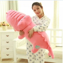 Peluche de cocodrilo de tamaño medio rosa, juguete para regalo, 100cm, 0116 2024 - compra barato