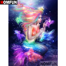 HOMFUN 5D DIY Diamond Painting Full Square/Round Drill "Cartoon girl" 3D Embroidery Cross Stitch gift Home Decor A02000 2024 - buy cheap