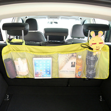 Car Trunk Back Seat Organizer Bag SUV Net Mesh Storage Stowing Tidying Pockets Trash Automobile Bags In Cars Accessories 2024 - buy cheap