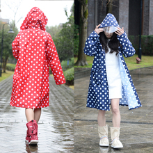 Hooded Raincoat Women Men Poncho Waterproof Long Dots,Outdoor Travel Rain Coat Jackets Female Cloak Chubasqueros Mujer 2024 - buy cheap