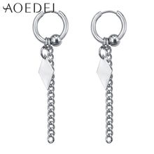 AOEDEJ Round Earrings  Earrings KPOP   Boys Korean oorbellen Long Drop Earrings Jewelry for Women pendientes mujer 2024 - buy cheap