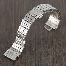 20mm 22mm 24mm Classics AAAAA+ Stainless Steel Watchband Silver Watches Strap Men Women Adjustable Bracelet + 2 Spring Bars 2024 - buy cheap