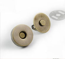 25 set/lot 14mm*3.5mm Antique Bronze silver Magnet Button for Bags Magnetic Handbag Bag clothes 2024 - buy cheap