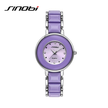 SINOBI-Relojes de pulsera de cerámica de imitación para Mujer, de lujo, de cuarzo, a la moda, 2019, #9491 2024 - compra barato