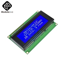 New 2004 20*4 20X4 Character LCD Display Module Blue Blacklight Screen 5V Blue Screen For Arduino 2024 - buy cheap