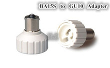 100pcs/lot CFL light bulb adapter BA15S to GU10 lamp holder adapter  GU10~BA15S flame retardant PBT adapter free shipping 2024 - buy cheap