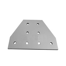 Placa de junta tipo T de 90 grados, soporte de ángulo de esquina, conexión para perfil de aluminio 3060/4080 30x60/40x80 con 8 agujeros, 1 ud. 2024 - compra barato