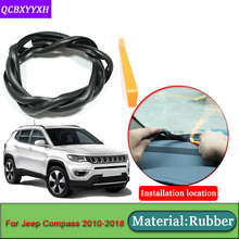 Car-styling For Jeep Compass 2010-2018 Anti-Noise Soundproof Dustproof Car Dashboard Windshield Sealing Strips Auto Accessories 2024 - buy cheap