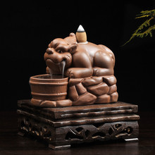 Ароматическая горелка PINNY Backflow, керамическая лампа для снятия запаха, ароматическая горелка для буддистских храмов, ароматическая горелка, керамические поделки 2024 - купить недорого