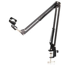NB-35 Professional Adjustable Metal Suspension Scissor Arm Microphone Stand Holder for Mounting on Desk Table Top 2024 - buy cheap