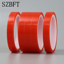 SZBFT 2rolls 2mm*5M Strong pet Adhesive PET Red Film Clear Double Sided Tape No Trace for Phone LCD Screen free shipping 2024 - buy cheap