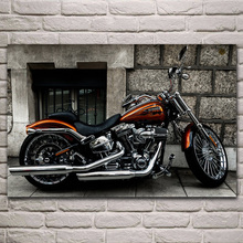 Arte de decoração para parede super bicicleta motocicleta com vista lateral., posteres na arte decorativa para casa, sala de estar, quarto kh884. 2024 - compre barato