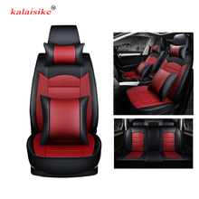 kalaisike leather universal car seat covers for SEAT all models Ateca LEON Toledo arona exeo IBL car styling auto accessories 2024 - buy cheap