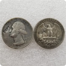 Moedas comemorativas-réplica de moedas, eua, 1932-s, quarto de turbante, cópia, moedas colecionáveis 2024 - compre barato