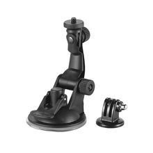 Аксессуары для экшн-камеры автомобильное крепление на присоске + адаптер для штатива для GoPro hero 7/6/5/4 SJCAM /YI 2024 - купить недорого