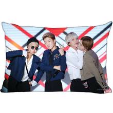 Hot Korea-Pop Custom WINNER Satin Pillowcase 35x45cm (one side) Printed Zipper Silk PillowCover Custom Logo gift 2024 - buy cheap