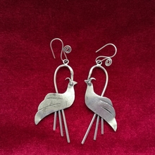 hot sell new - Wholesale -hot >>Retro court Earrings Handmade Miao silver personality Bird Earrings 2024 - buy cheap