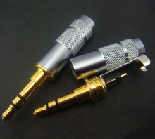 50 peças estéreo 3.5mm 3 polos de reparo fone de ouvido plugue conector de cabo de solda de áudio 2024 - compre barato