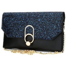 Women'S Evening Envelope Clutch Bags Wristlet Purse Handbag With Adjustable Strap(Black) 2024 - buy cheap