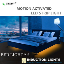 DBF-luz de cama individual/doble/onda de mano/táctil/regulable activada por movimiento, con temporizador de apagado automático para escaleras de dormitorio infantil 2024 - compra barato