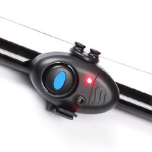Alarma de pesca electrónica, 1 unidad, amortiguador inalámbrico, LED, indica mordedura de pescado, sonido de cebo, intercalado grande en una caña de pescar 2024 - compra barato