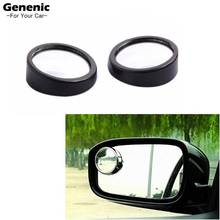 1 Pair Latest Wide Angle Convex Car Blind Spot Round Side View Rearview Mirror 2024 - buy cheap