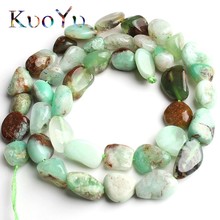 8-10mm Natural Irregular Australian Green jades Stone Beads Loose Spacer Bead For Jewelry Making DIY Bracelet Necklace 15"Strand 2024 - buy cheap