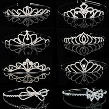 Floral Princess Crown Tiara Bridal Wedding Hair Accessories for Women Girl Head Piece Headband Hair Ornaments Head Jewelry 2024 - buy cheap