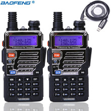 2 шт. BAOFENG UV-5RE рация CB радио профессиональная станция Baofeng UV5RE приемопередатчик 8 Вт VHF UHF портативное охотничье радио 2024 - купить недорого