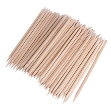 100pcs Nail Art Orange Wood Stick Cuticle Pusher Remover Nail Polishing Cuticle Sticks Manicures Nail Tools 3.5mm x 105mm 2024 - buy cheap