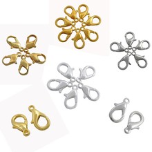 New High Quality 12/16/20MM Gold & Silver Color Alloy Lobster Clasps Hooks For DIY Necklace Drop Shipping Wholesale 2024 - buy cheap