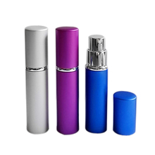 Perfume bottle 5ml Aluminium Anodized Compact Perfume Aftershave Atomiser Atomizer fragrance glass scent-bottle Mixed color 2024 - buy cheap