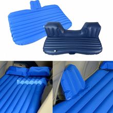 Cama de aire de viaje para coche, sofá inflable para acampar, colchón de aire automotriz, asiento trasero, cojín de descanso, almohadilla para dormir 2024 - compra barato