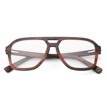 100% Natural Wood eyeglasses Frame for Men Wooden Women Optical Glasses with Clear Lens with case 56336 2024 - buy cheap