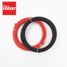 20m cable negro 10m + Cable rojo 10m 4mm2 PV Cable con conector solar 12AWG negro o rojo TUV aprobación cable de alimentación PV/MC3 2024 - compra barato