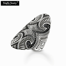 Maori Tattoo Eternity Ring 925 Sterling Silver Trendy Gift For Women,2019 New Europe Style Fashion  Fashion Jewelry Wholesale 2024 - buy cheap