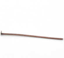 DoreenBeads Alloy Head Pins Antique Copper 3.5cm(1 3/8") long, 0.8mm ( gauge,) 250 PCs Hot new 2024 - buy cheap