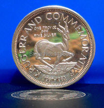 SILVER Bullion Coin cheap KRUGERRAND COMMEMORATIVE coins OEM custom made 3D silver coins 2024 - buy cheap