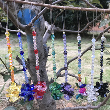 1PCS Crystal Snowflake Suncatcher Prism Hanging Pendant Handmade Ornament Wedding Window Decor Rainbow Maker 2024 - buy cheap