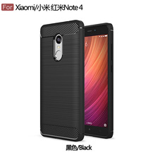 Xiaomi redmi note 4 4x caso luxo fino escovado padrão robusto capa traseira protetora tpu silicone para xiaomi redmi note 4 4x. 2024 - compre barato