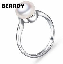 Anillo de perlas de agua dulce anillo de dedo anillo de moda de 4 colores para el Día de San Valentín encanto mujer señora chicas Mujer 2024 - compra barato