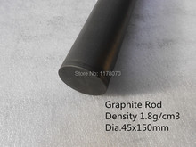 Dia.45*150mm graphite  rod      / Graphite solid rods  / Carbon Rods electrode 2024 - buy cheap