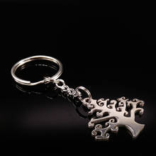 2021 Tree of Life Stainless Steel Key Chain for Women Silver Color  Keyring Bag Accessories Jewelry llaveros mujer K612121 2024 - buy cheap