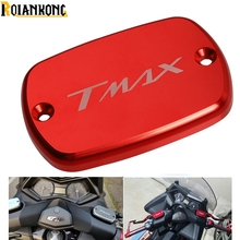 Tapa de depósito de líquido de frenos CNC para motocicleta, cubierta con logotipo para Yamaha Tmax 530 530 t-max500 T-MAX530 2008-2016 2024 - compra barato