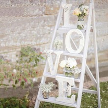 1pc White Wooden LOVE Wedding Sign DIY Marriage LOVE Letter Photo Props Romantic Wedding Table Decoration Valentines Day 2024 - buy cheap