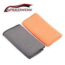 SPEEDWOW Car Microfiber Wash Towel Glass Cleaning Water Drying Window Clean Wipe 40*40cm Car Cleaning Cloth Drying Towel 2024 - buy cheap
