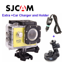 Original sjcam sj4000 mergulho 30m à prova dwaterproof água capacete extremo esporte ação câmera + carregador de carro extra e titular frete grátis! 2024 - compre barato