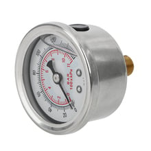 Sistema de Monitoreo de probador para medidor de presión de combustible líquido automático, prensa de aceite, medidor Universal de líquido 0-160 psi 1/8 NPT 2024 - compra barato