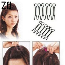 ZN 2PC Twist Clip Hairstyles Hair Barrette Metal Black Hairpins Hair Style Tools Accessories For Hair Clips Headwear Headdress 2024 - buy cheap